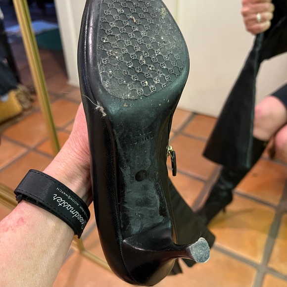 Gucci Black Heeled Boots for Women - Picture 10 of 16